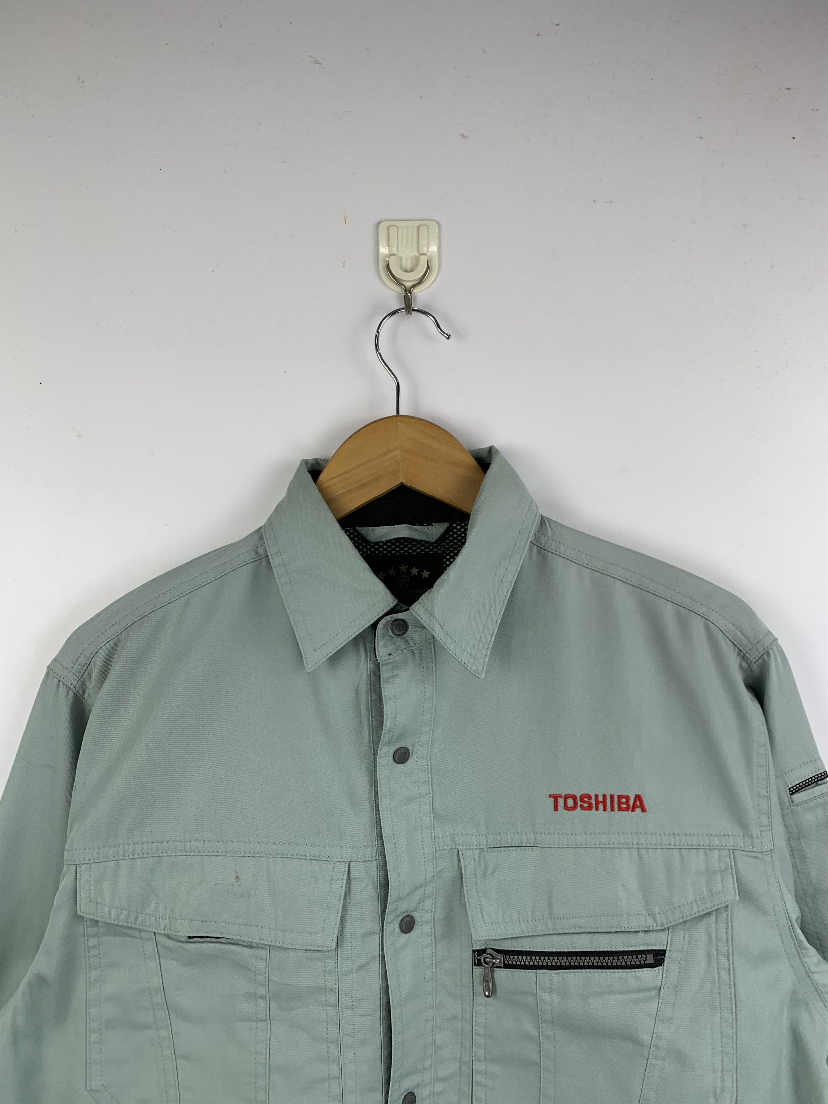 Japanese Brand Vintage Japanese Brand Toshiba Worker Jacket J1616 Size US L / EU 52-54 / 3 - 2 Thumbnail