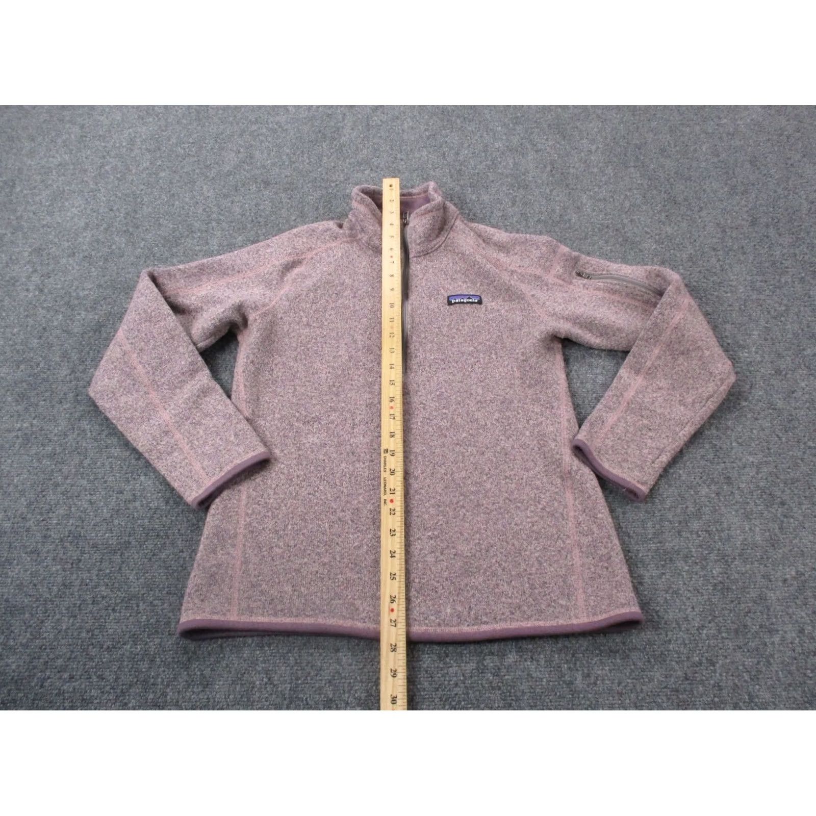 Patagonia Patagonia Jacket Women M Better Sweater Fleece Outdoor Windbreaker 1/4 Zip Pockets Purple Size M / US 6-8 / IT 42-44 - 3 Thumbnail