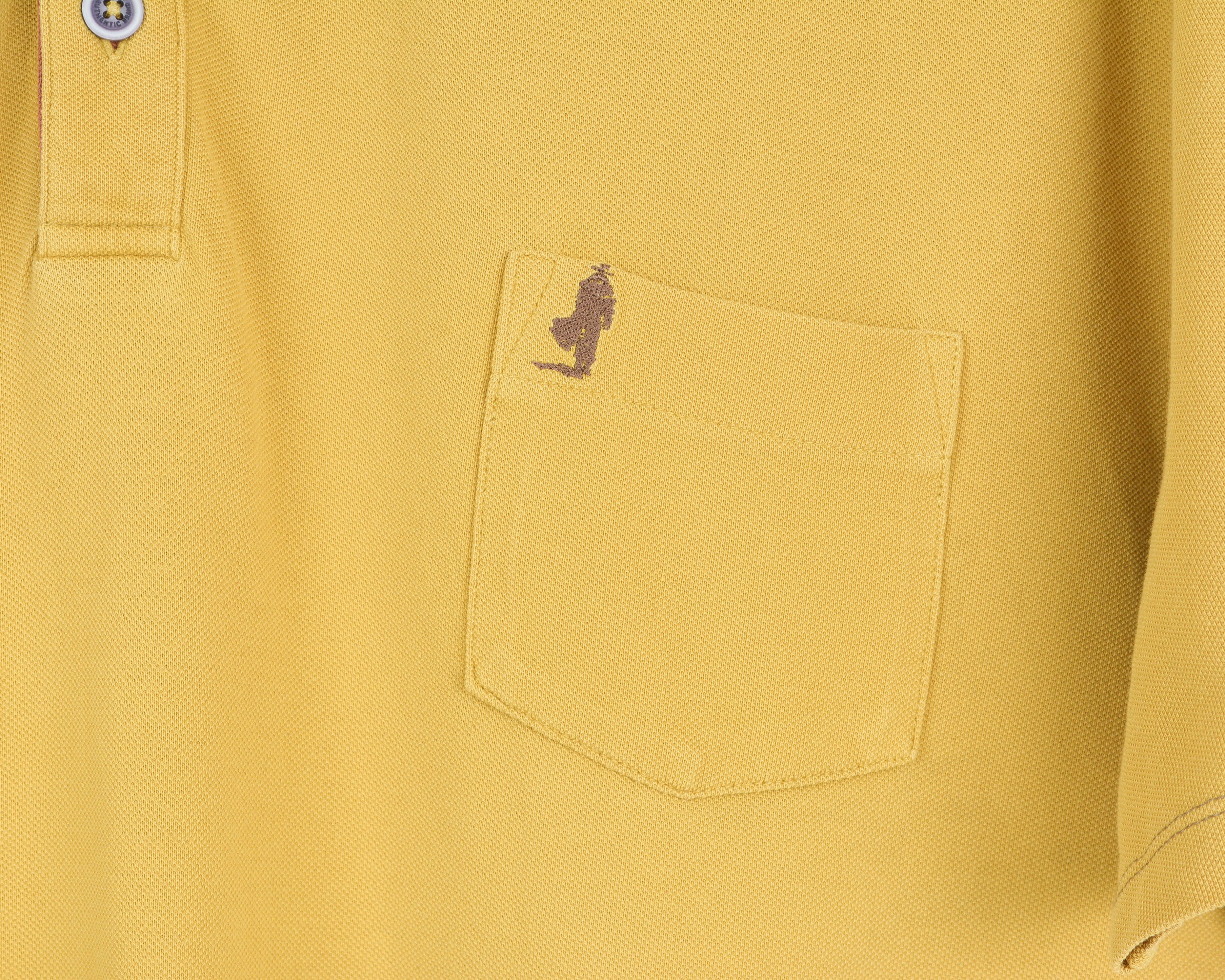 Marlboro Classics MCS 4XL Polo Shirt Short Sleeve Cotton Mustard Casual Top Size US XXL / EU 58 / 5 - 5 Thumbnail