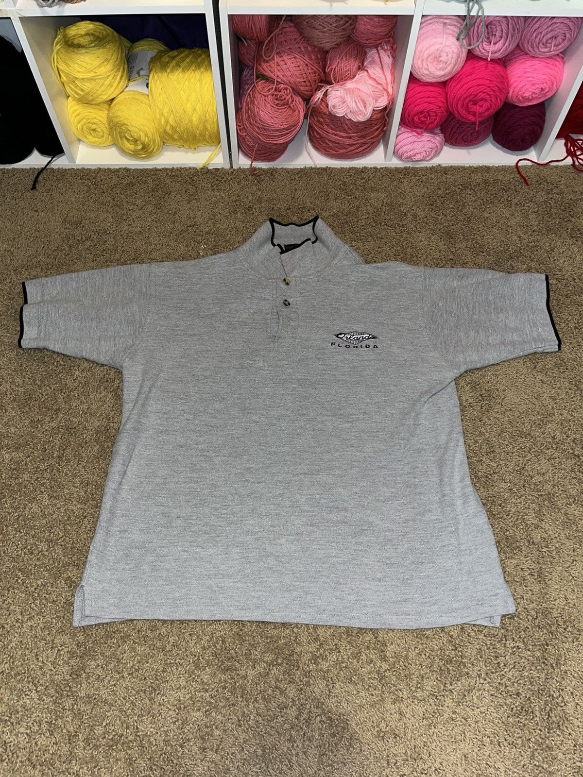Vintage Orlando grey button up Size US M / EU 48-50 / 2 - 1 Thumbnail