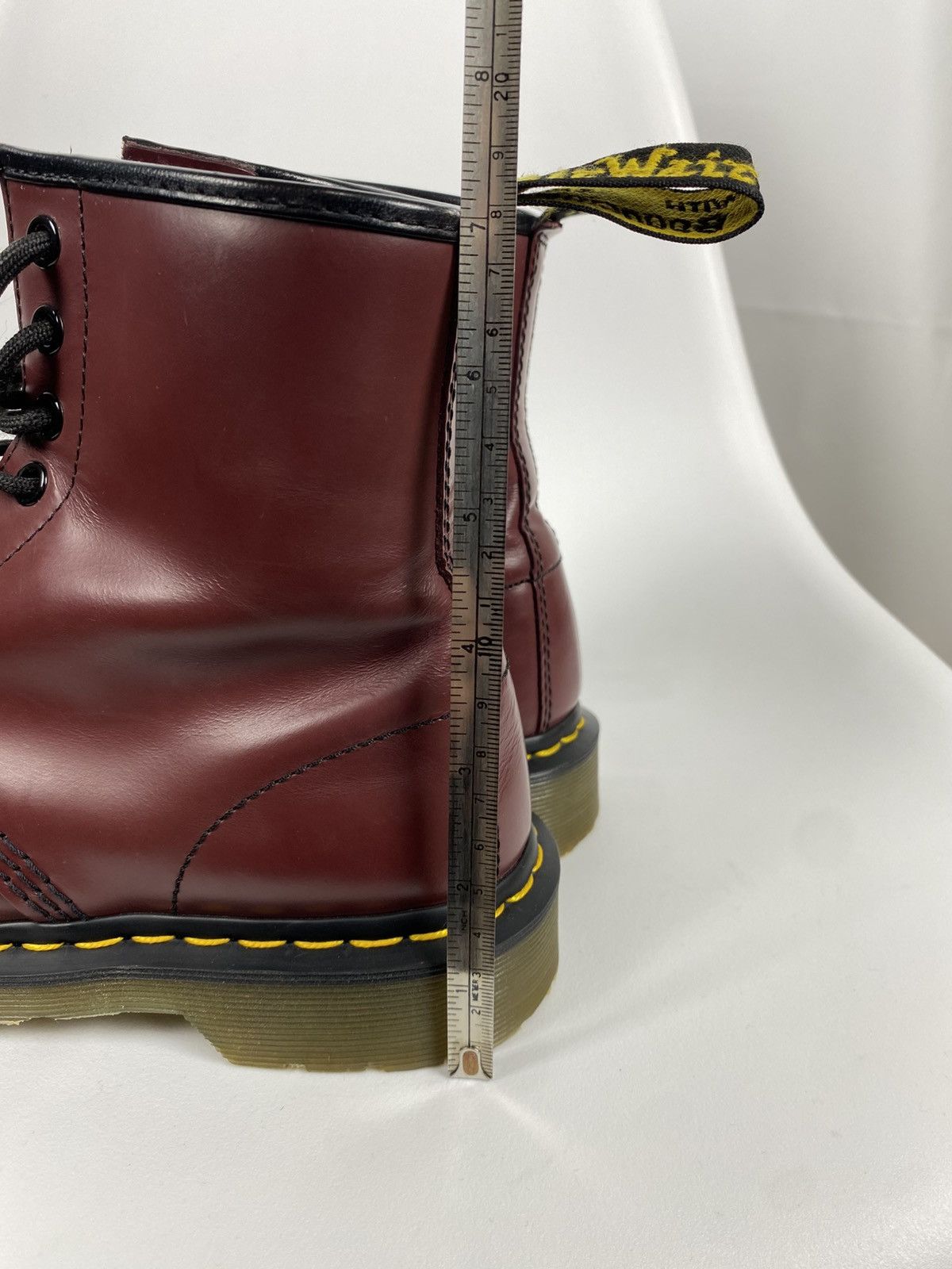 Dr. Martens × Vintage Dr Martens Vintage 1460 Bordeaux Leather Boots size 39 Size US 9 / IT 39 - 11 Thumbnail