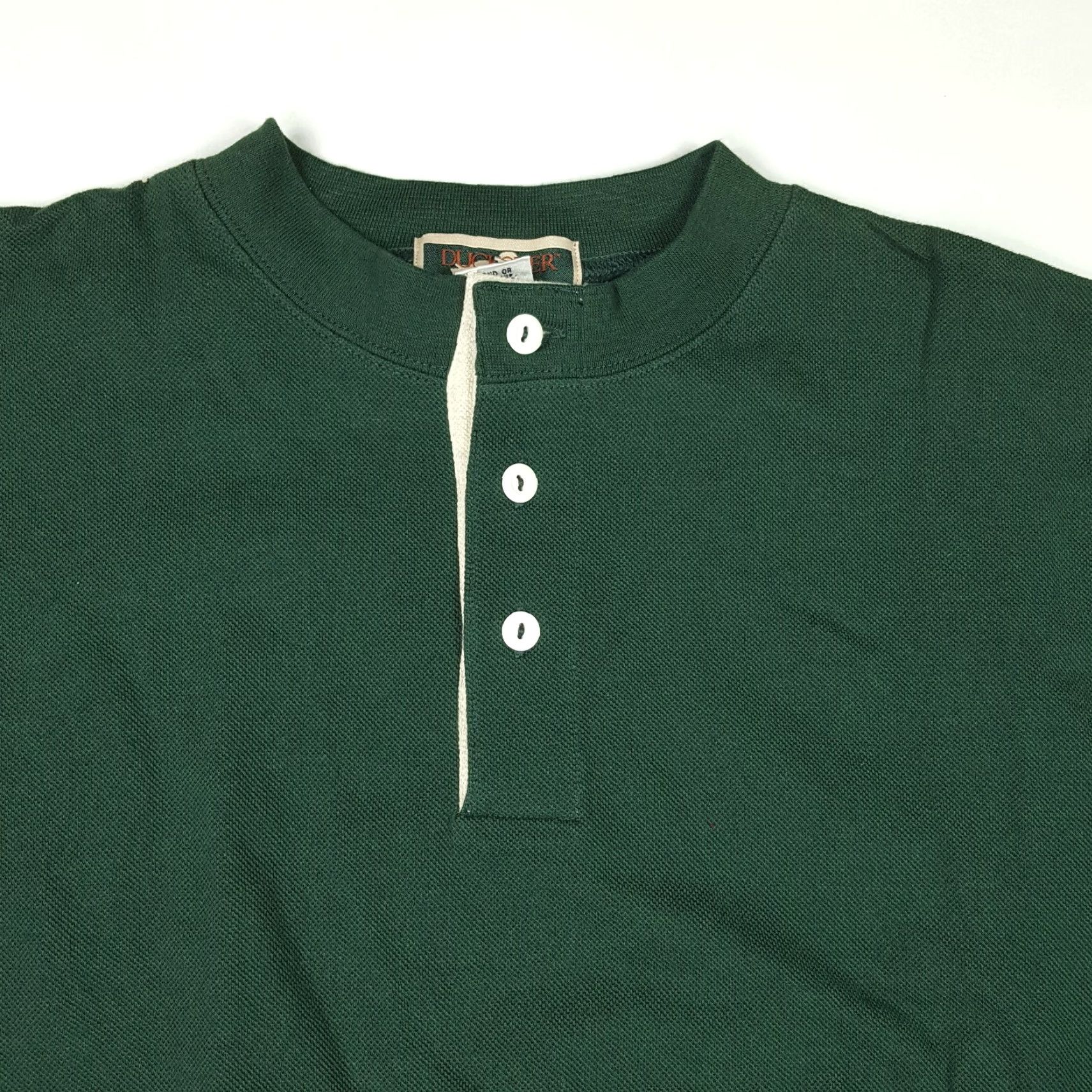 Vintage VINTAGE Duckster Green Henley Men’s Size Medium Crewneck Retro Pullover Sweatshirt Size US M / EU 48-50 / 2 - 4 Thumbnail