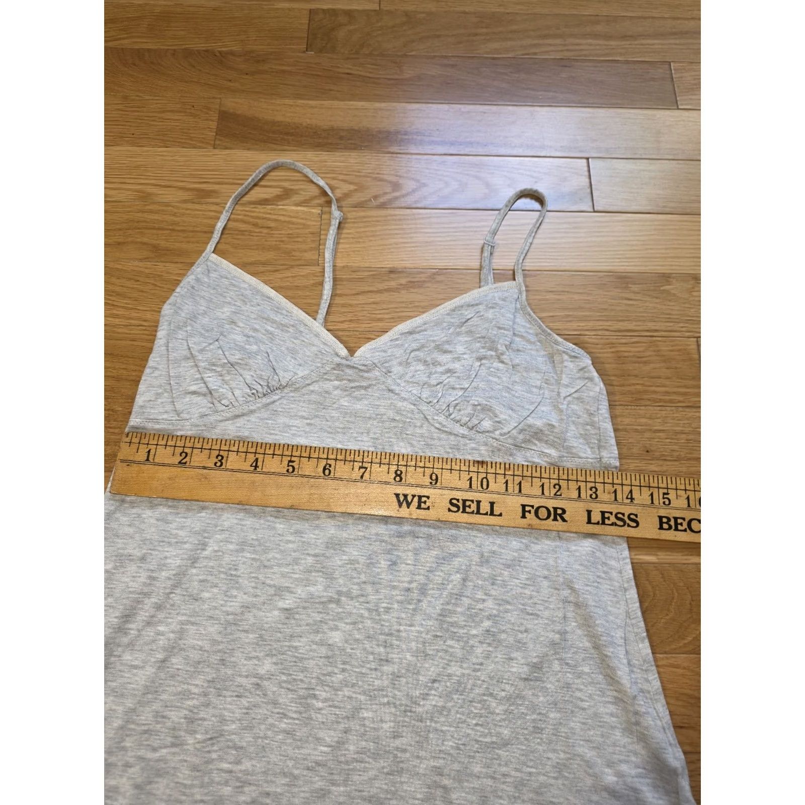 Vintage Gray Camisole Top Womens Small Sleeveless Tank Top Size S / US 4 / IT 40 - 7 Thumbnail