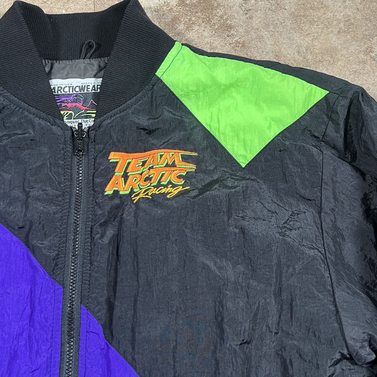 Other × Vintage Vtg 90s Arctic Cat / vvombbdr Snowmobile Racing Jacket Size US M / EU 48-50 / 2 - 11 Thumbnail