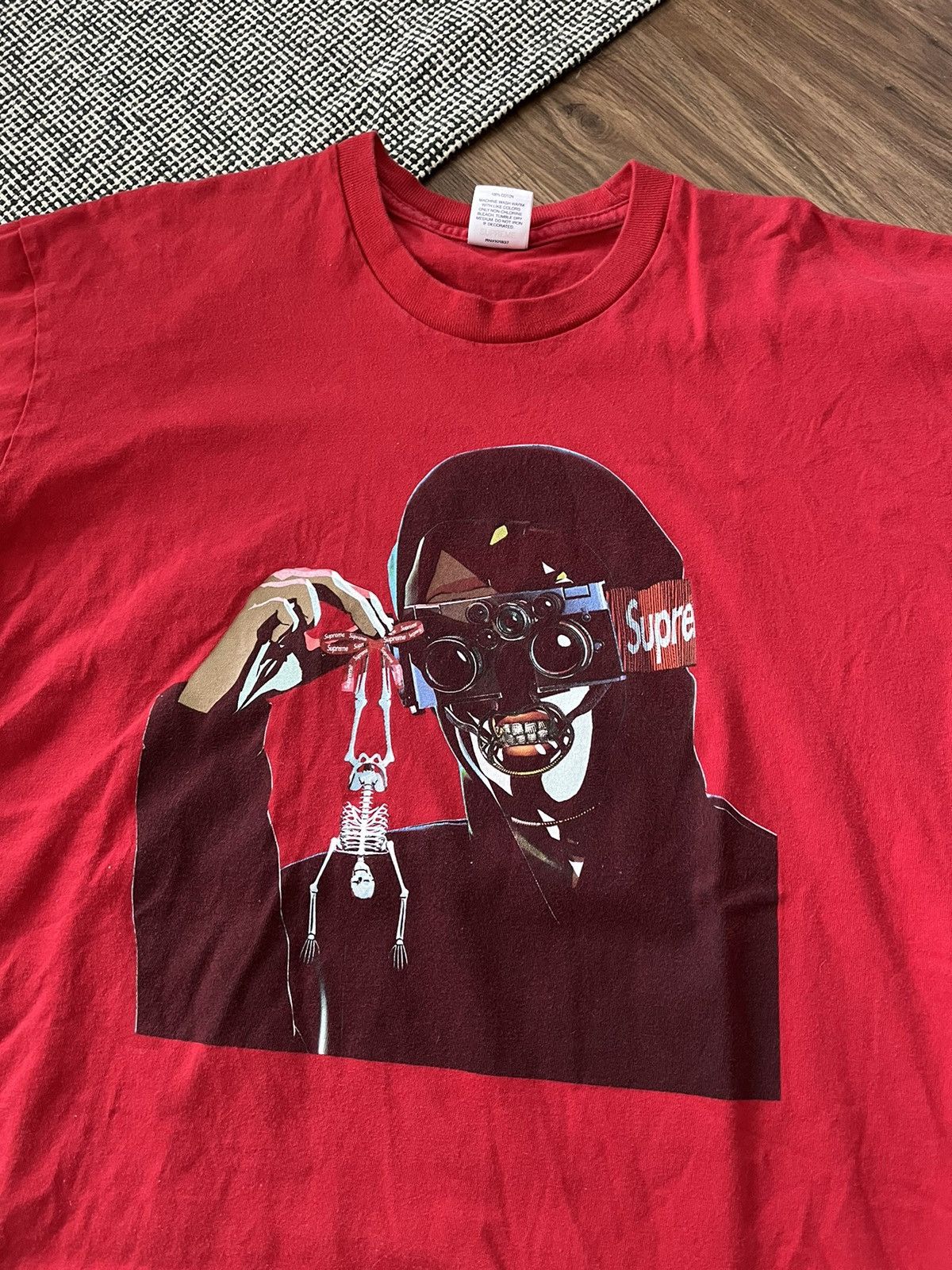 Supreme creeper tee red online