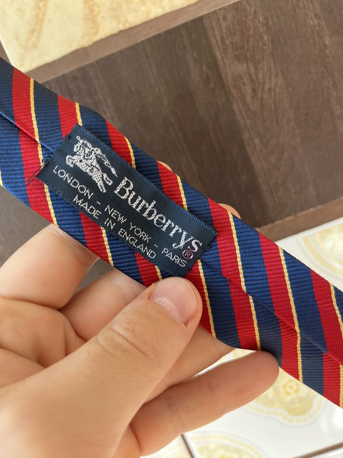 Burberry Silk vintage Burberry’s tie Size ONE SIZE - 3 Thumbnail