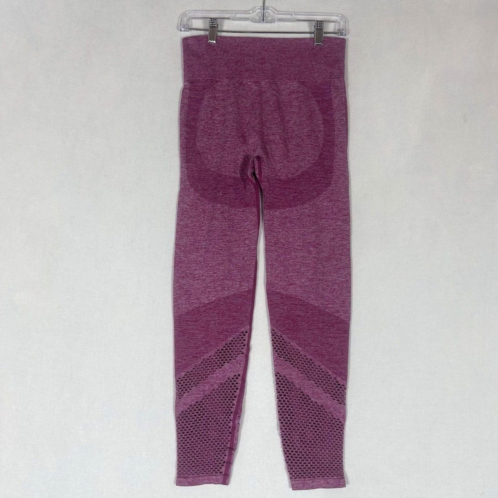 Pinko VINTAGE? Pink Victoria Secret Seamless Leggings Womens M High Waist Athletic Gym Run Size 32" / US 10 / IT 46 - 4 Thumbnail
