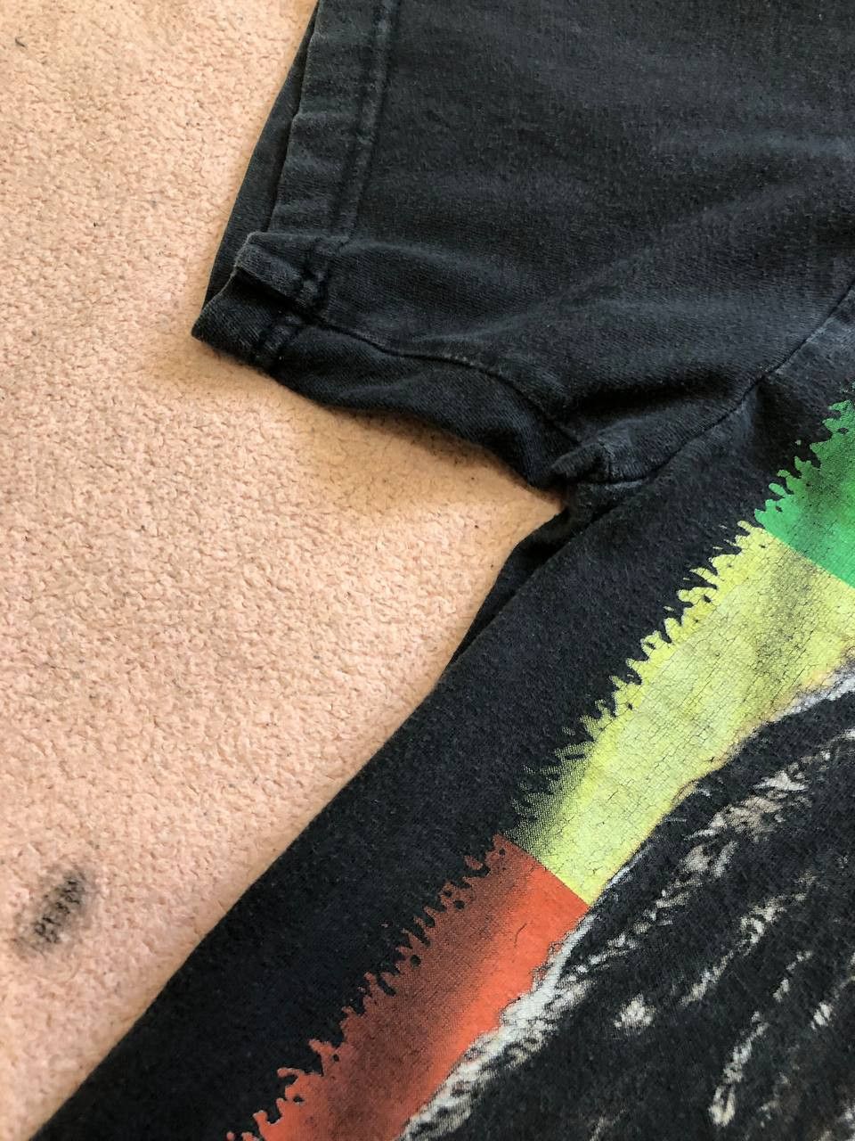 Bob Marley Vintage Men's T-Shirt Bob Marley Big Crazy Print Y2K Size M Size US M / EU 48-50 / 2 - 12 Thumbnail