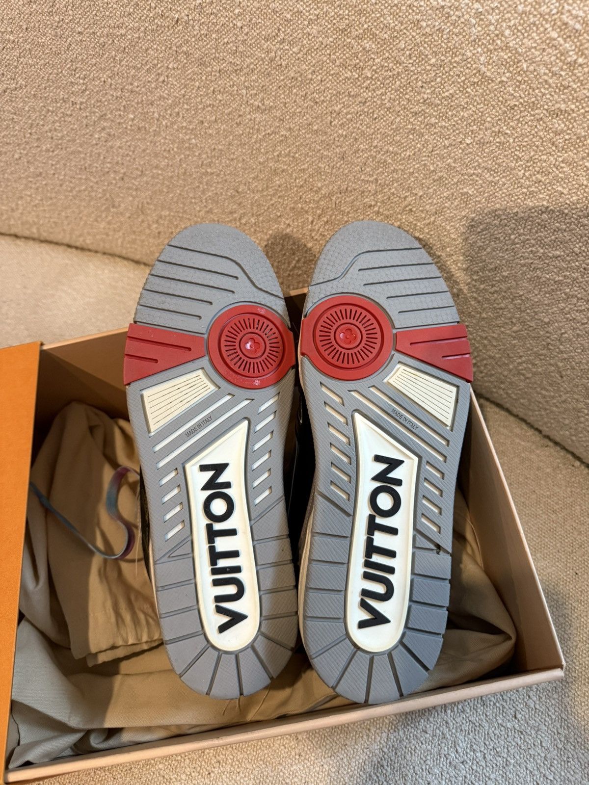 Louis Vuitton Louis Vuitton trainer upcycle Size US 9.5 / EU 42-43 - 10 Thumbnail
