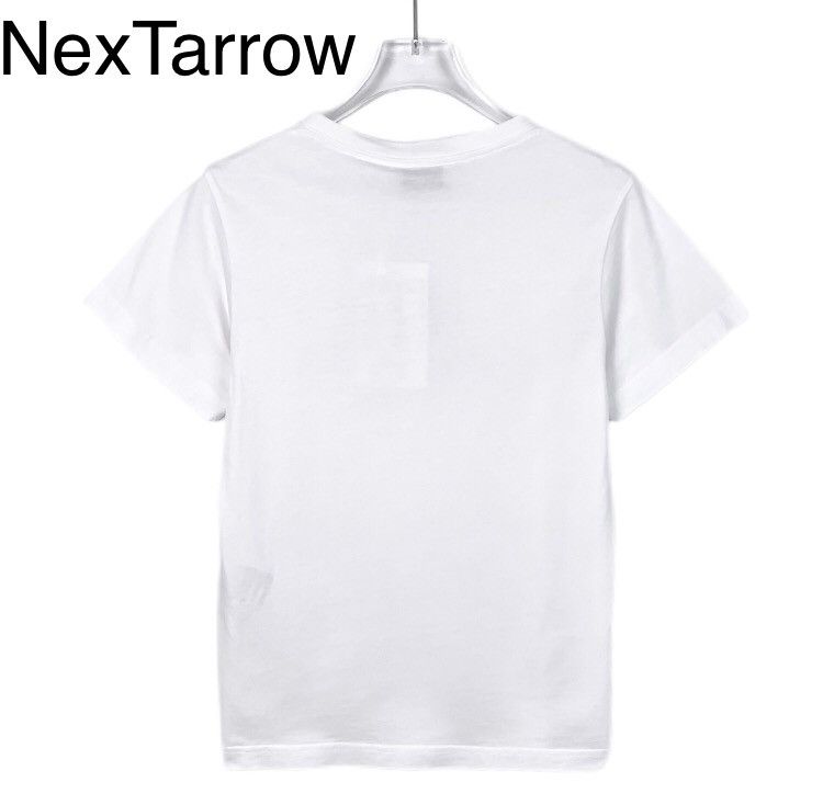 Balenciaga Balenciaga white logo letter print round neck cotton short s Size US S / EU 44-46 / 1 - 2 Thumbnail