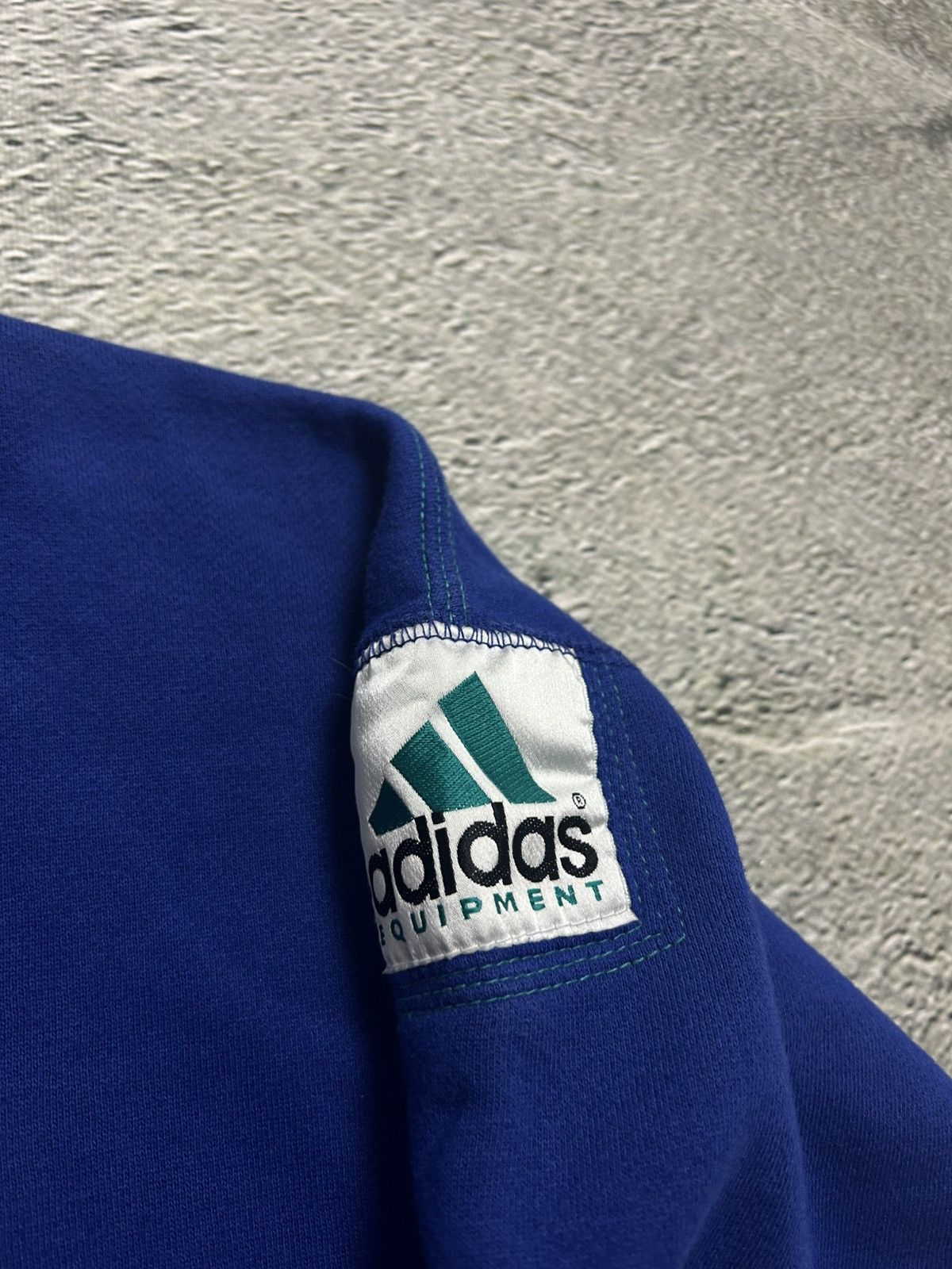 Adidas Adidas vintage sweatshirt blue halfzip Equipment EQT 2000s Size US L / EU 52-54 / 3 - 4 Thumbnail