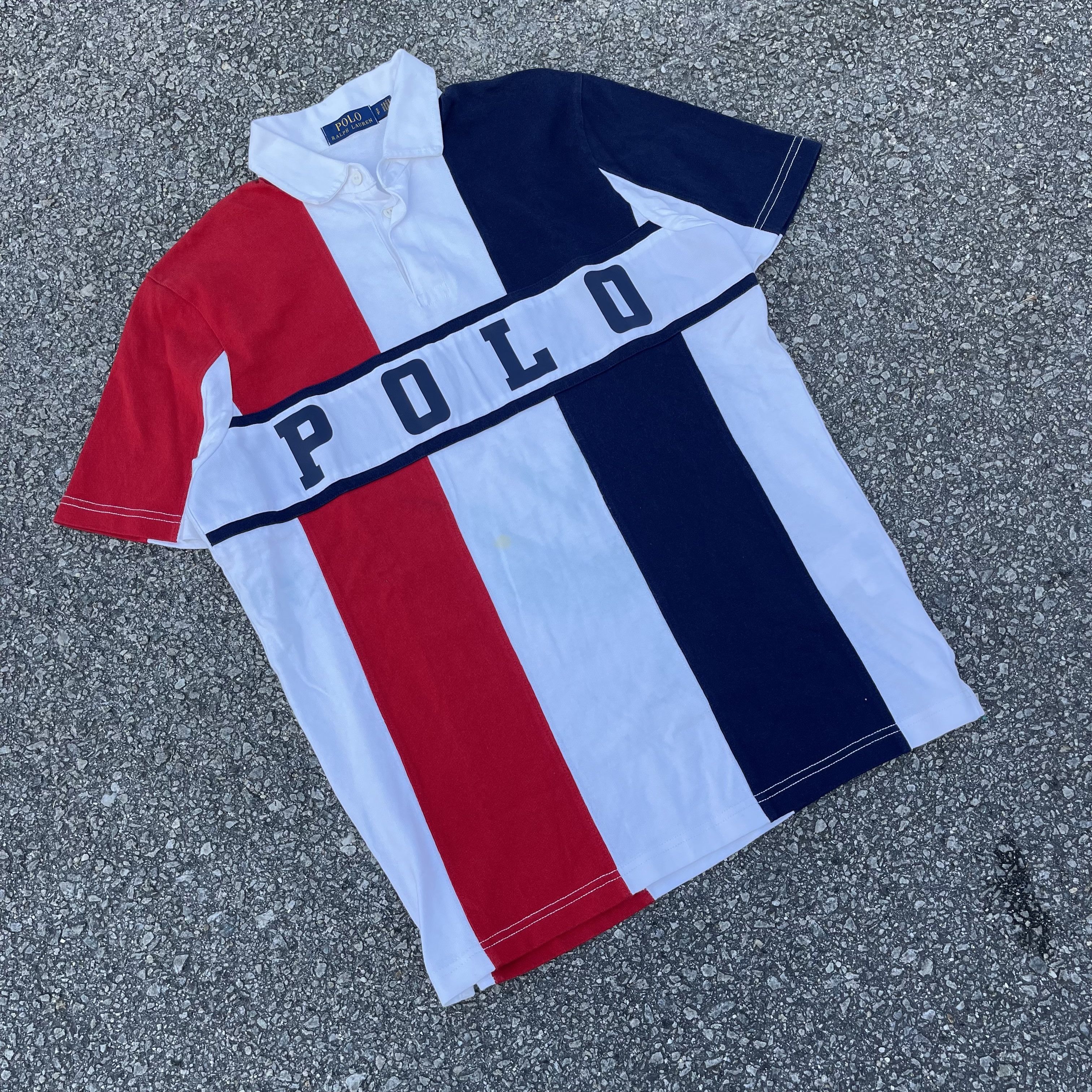 Polo Ralph Lauren × Ralph Lauren × Rugby Ralph Lauren Polo by Ralph Lauren reproduction 90s Spell out Size US S / EU 44-46 / 1 - 1 Thumbnail