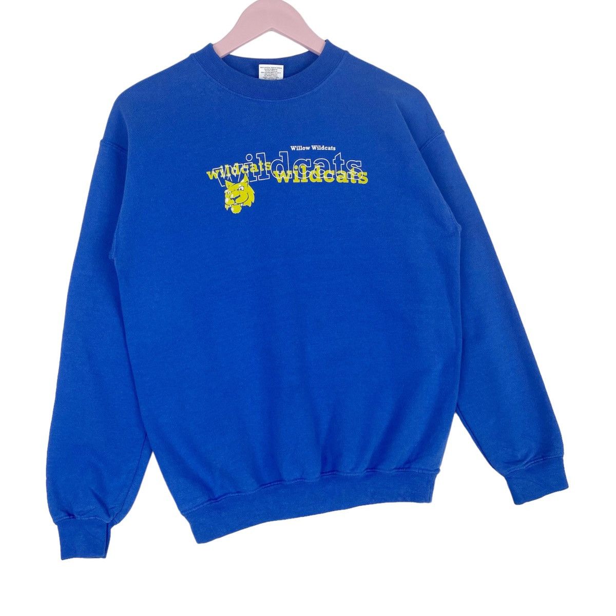 Gildan Willow Wildcats Blue Sweatshirt Crewneck Pullover Jumper Size US M / EU 48-50 / 2 - 4 Thumbnail