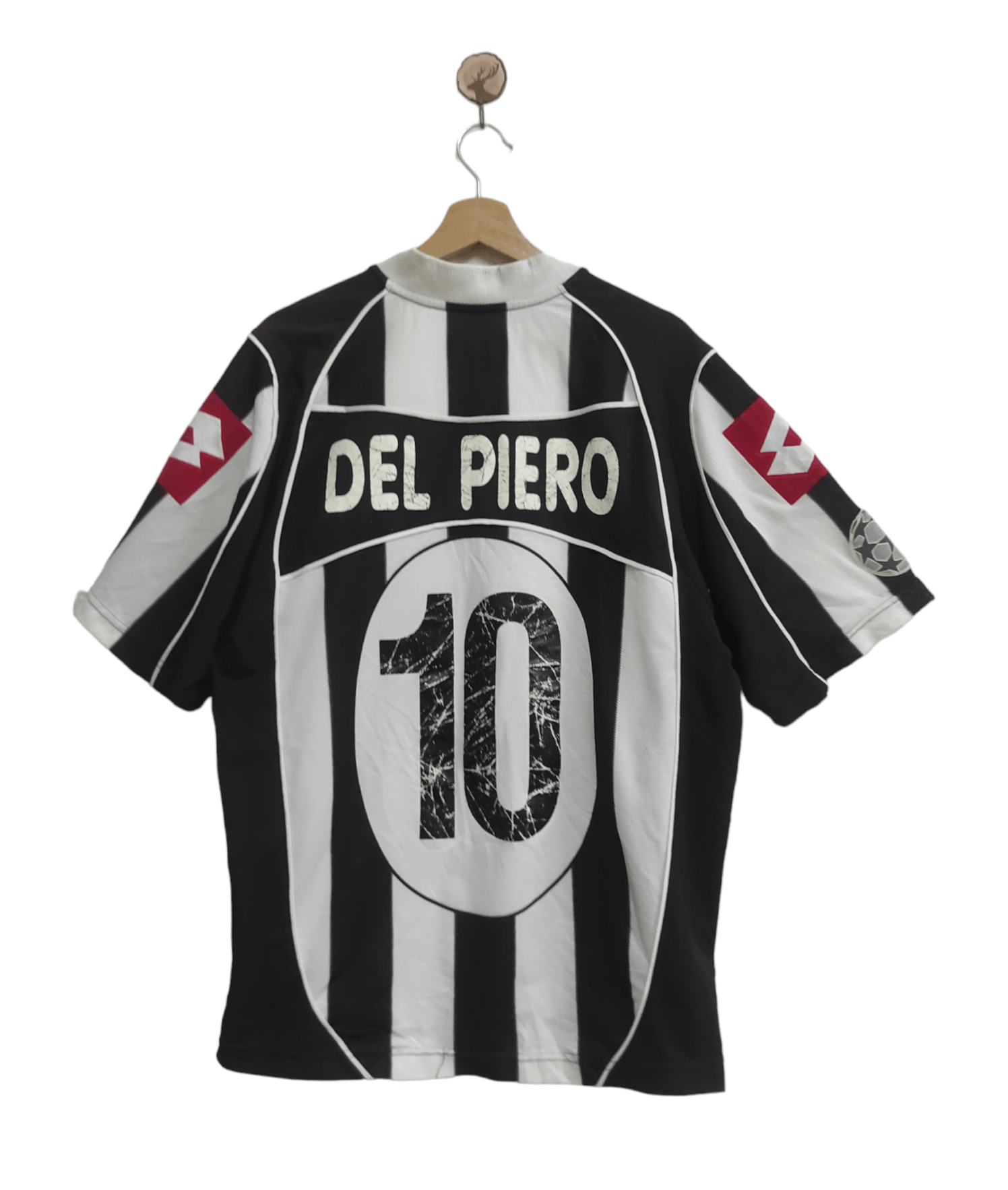 Lotto Sport Vintage Juventus Del Piero 2002-2003 Home Jersey Size US XL / EU 56 / 4 - 5 Thumbnail