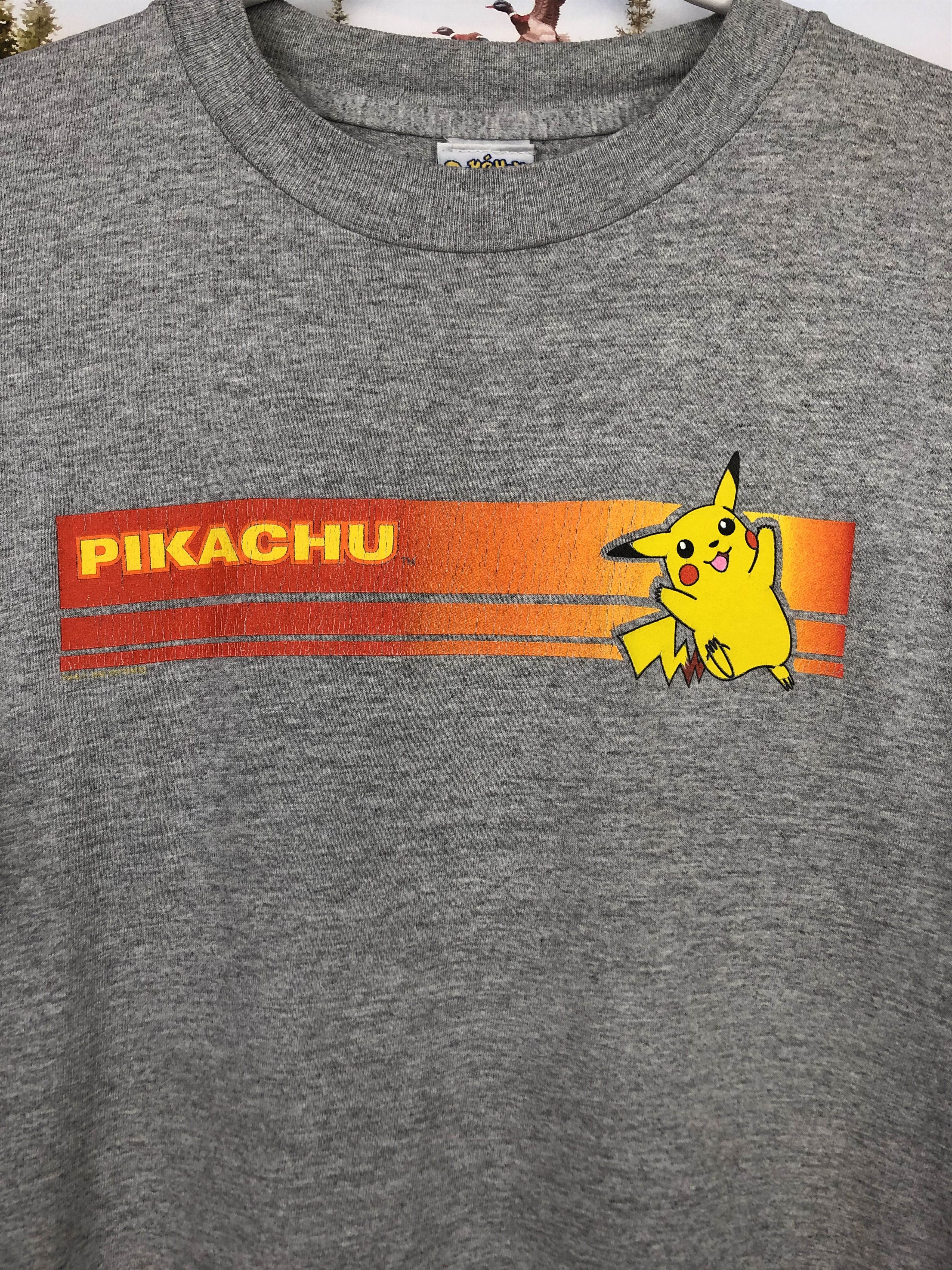 Cartoon Network Vintage Pokemon Pikachu Cartoon Shirt Over Print Rare Size US S / EU 44-46 / 1 - 3 Thumbnail