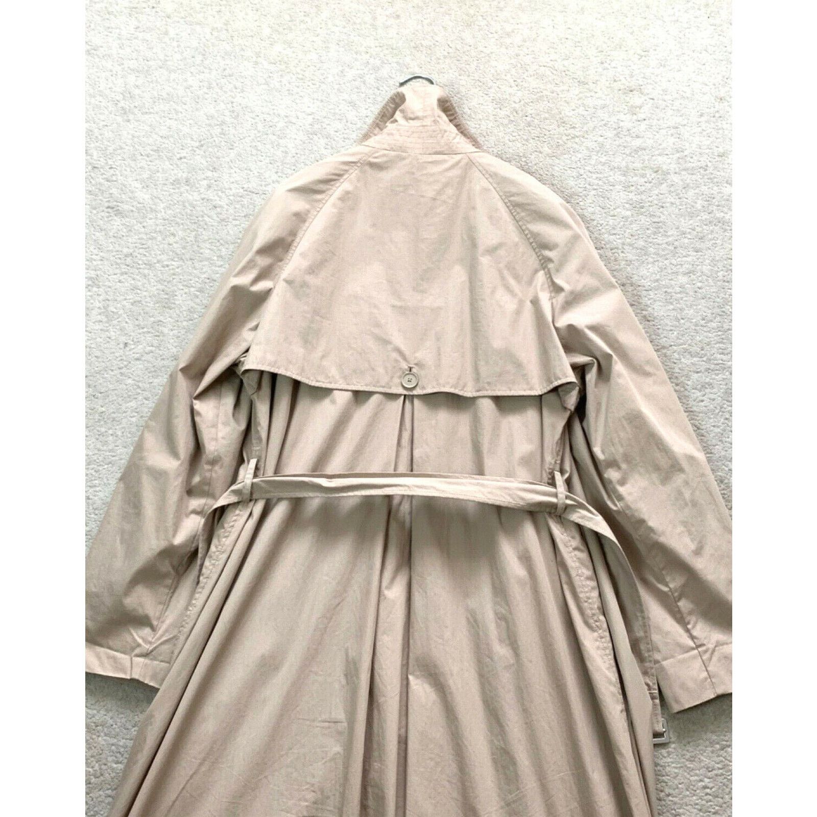 Lacoste Women's LACOSTE Long Trench Coat Jacket SZ EU 36 UK 8 US 4 S Size S / US 4 / IT 40 - 9 Thumbnail