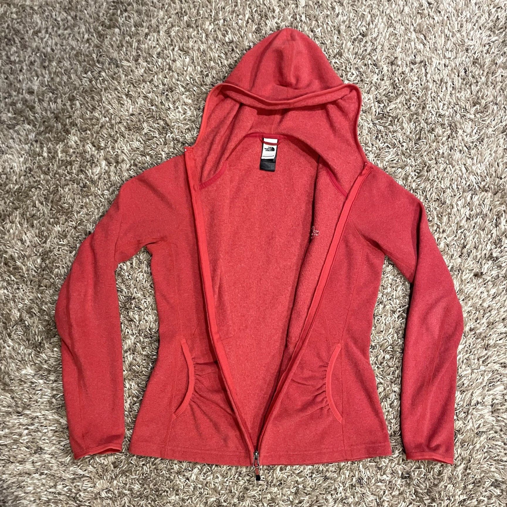 The North Face The North Face Womens Softshell Jacket TKA 100 Fleece Zip-Up Hoodie Pink Small Size S / US 4 / IT 40 - 2 Thumbnail
