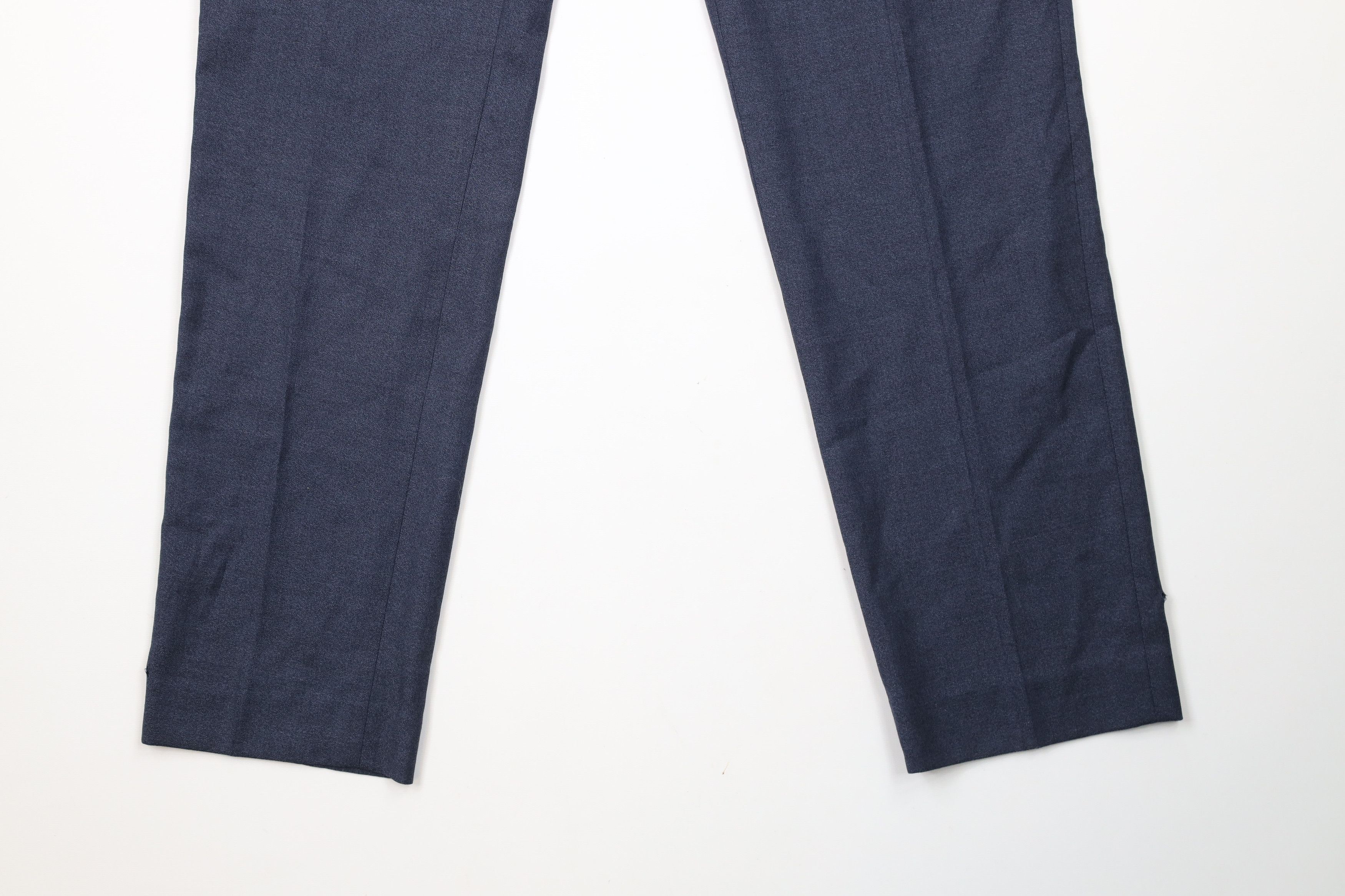 Express × Vintage Express Slim Fit Wool Chinos Chino Pants Trousers Blue Size US 31 - 4 Thumbnail