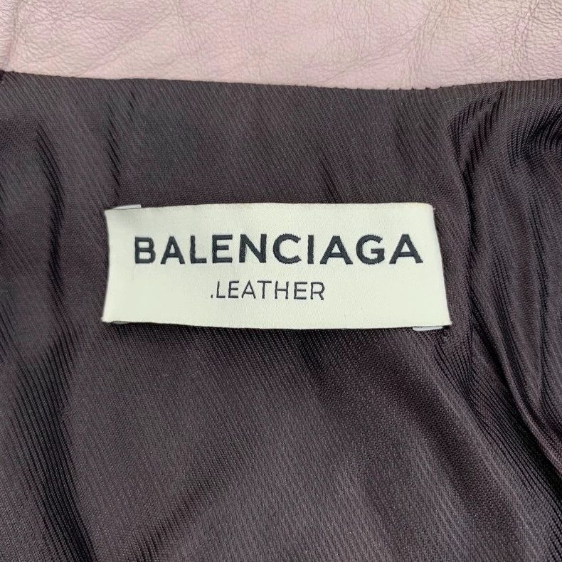 Balenciaga Balenciaga size 34 Light purple sheepskin long-sleeved jac Size XXS / US 00 / IT 34 - 5 Thumbnail