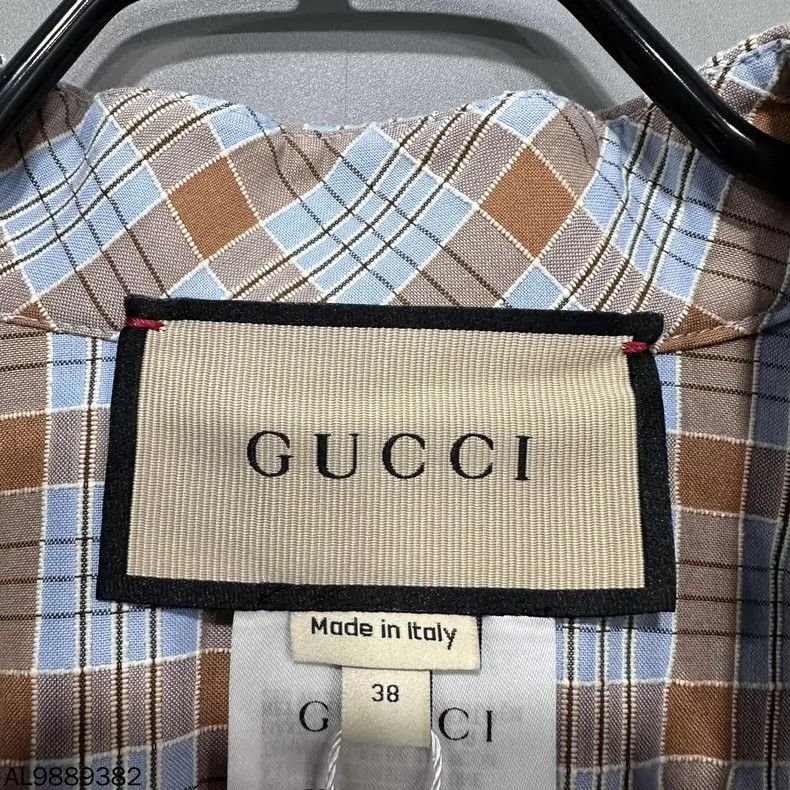 Gucci Gucci Size 38 Avocado dog short shirt 2502-Nextarrow Size US XS / EU 42 / 0 - 6 Thumbnail