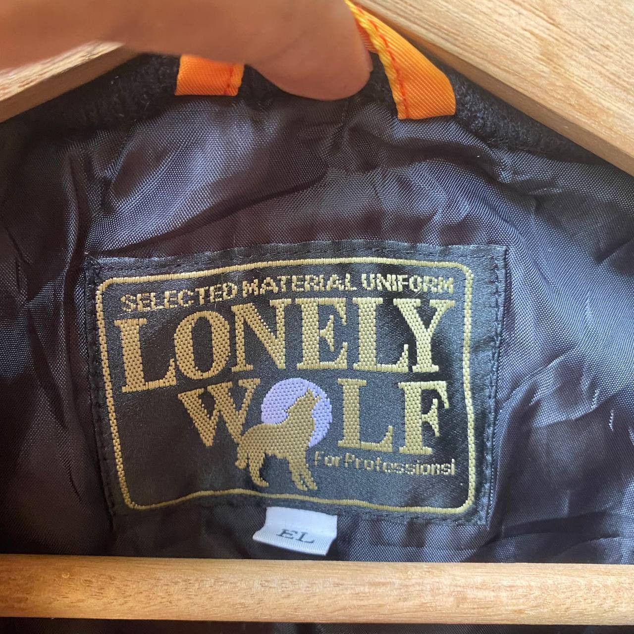 Vintage Lonely Wolf Sun Faded Zipper Jacket