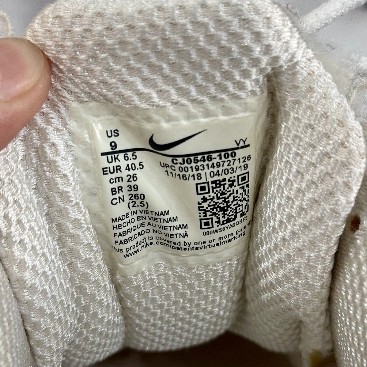 Comme des Garcons × Nike NIKE X CDG SHOX CHAIN SNEAKERS WHITE MENS SIZE 9 EUR 40.5 Size US 9 / EU 42 - 7 Thumbnail