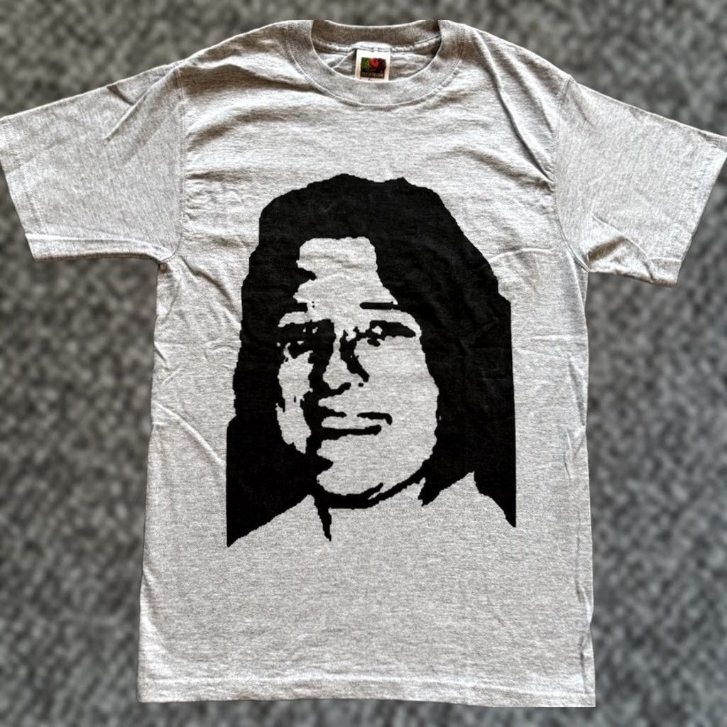 Fruit Of The Loom VINTAGE 90s Fruit of the Loom T Shirt Bobby Kesh Memorial Noraid Irish Hunger Strike Troubles Gray S Size US S / EU 44-46 / 1 - 1 Thumbnail