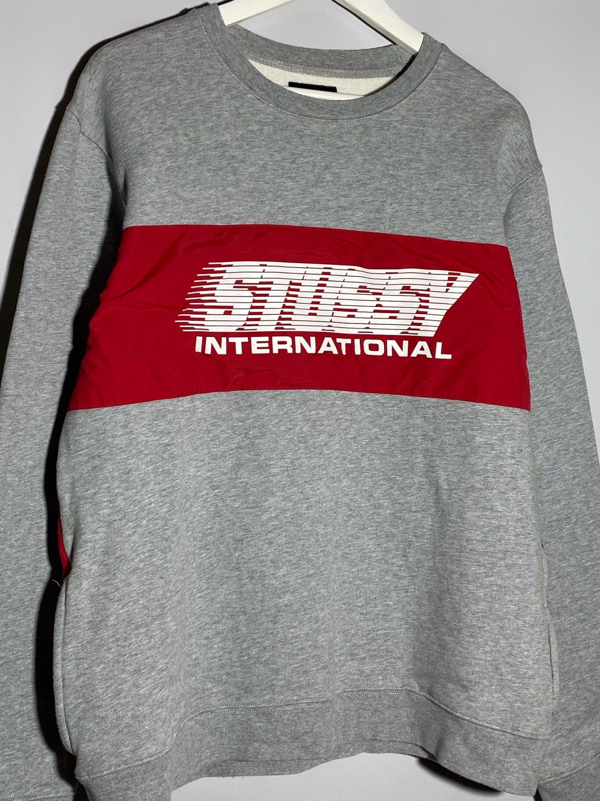 Stussy Stussy International Y2k Nylon Zip Pocket Detail Sweatshirt Size US XL / EU 56 / 4 - 2 Thumbnail