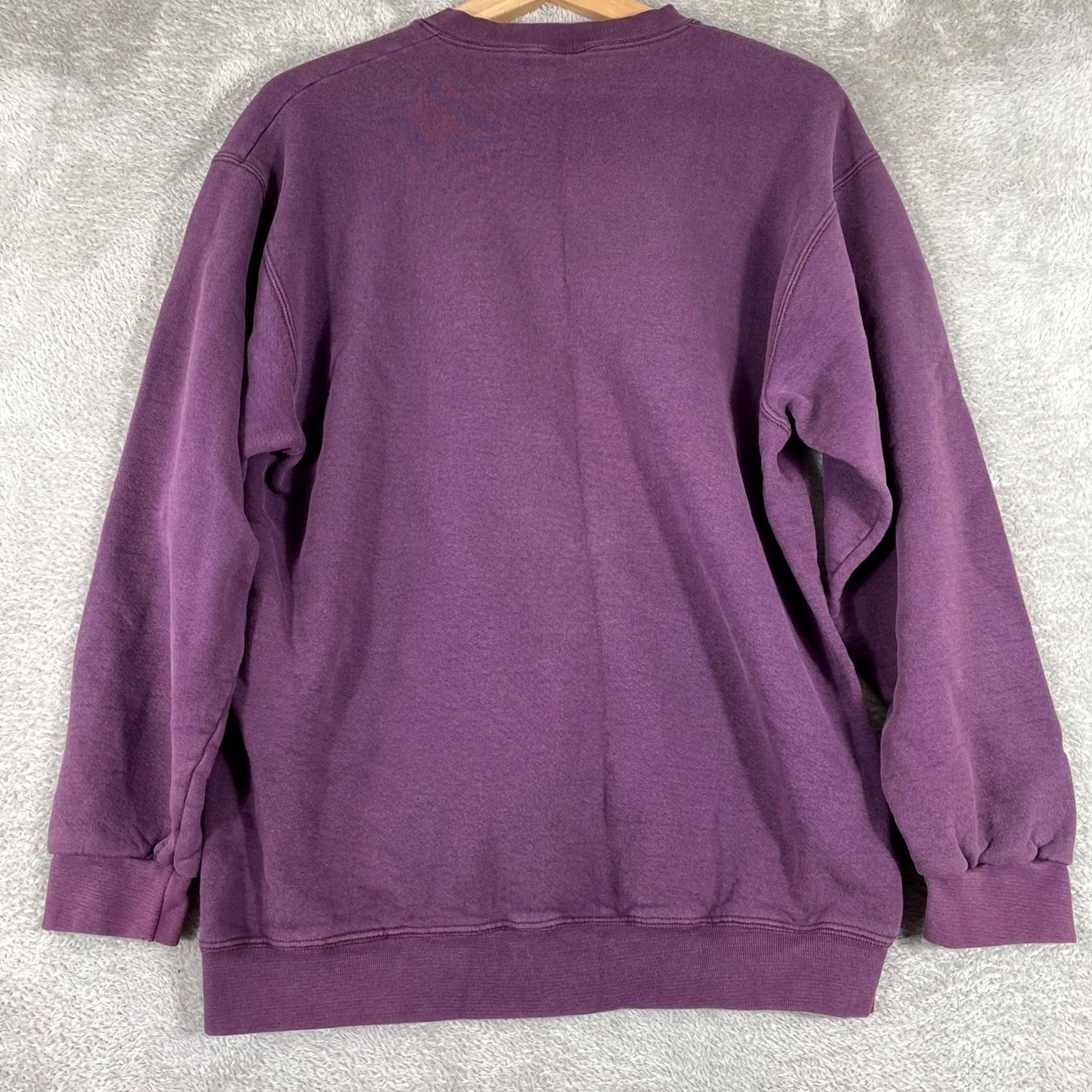 Vintage VINTAGE Oneita Sweatshirt Mens Large Purple Graphic Made in USA Venice Beach 90s Size US L / EU 52-54 / 3 - 2 Thumbnail