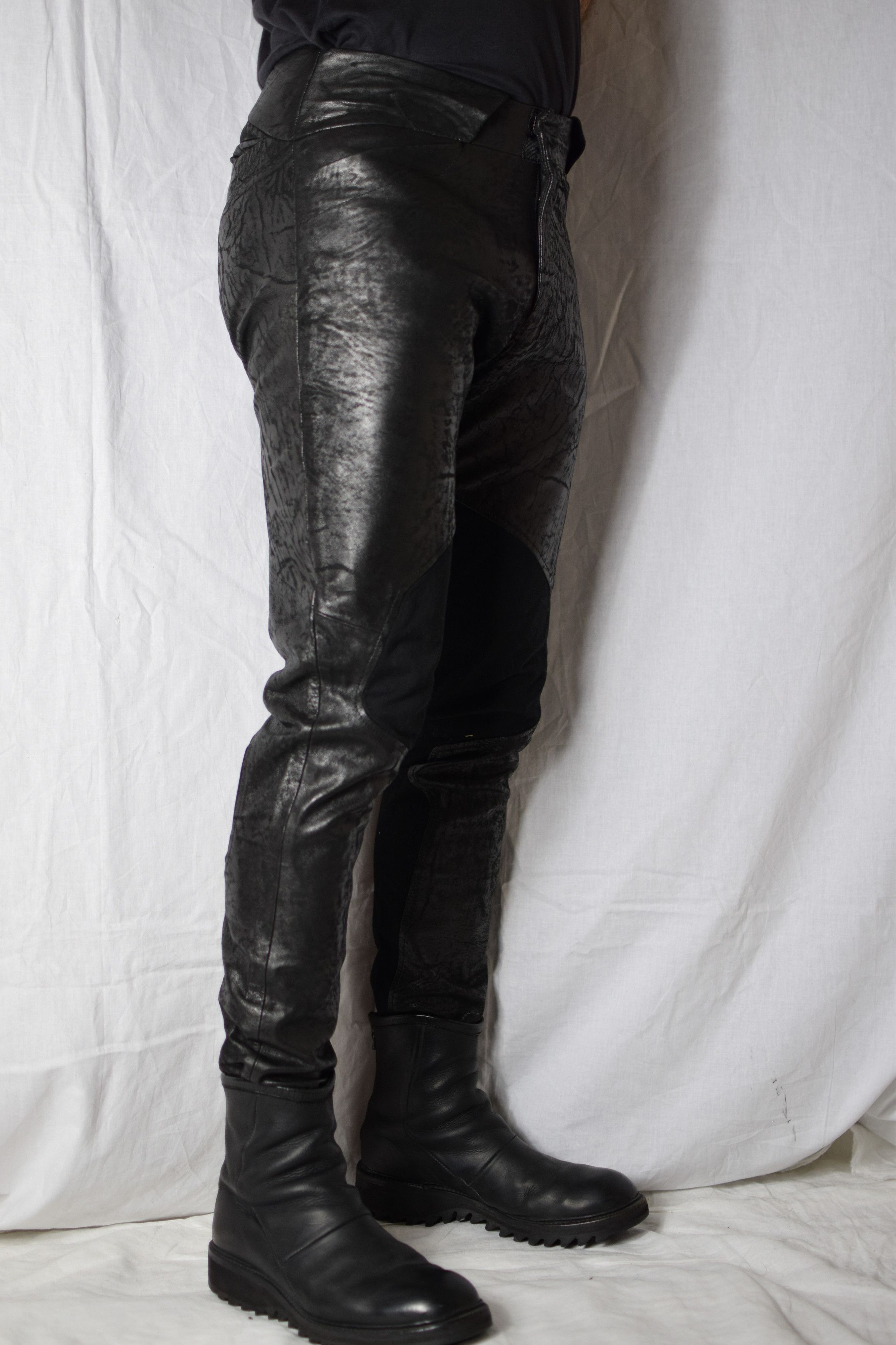 Julius Julius AW15 Sphere Leather Pants - 517PAM20 Size US 30 / EU 46 - 5 Thumbnail