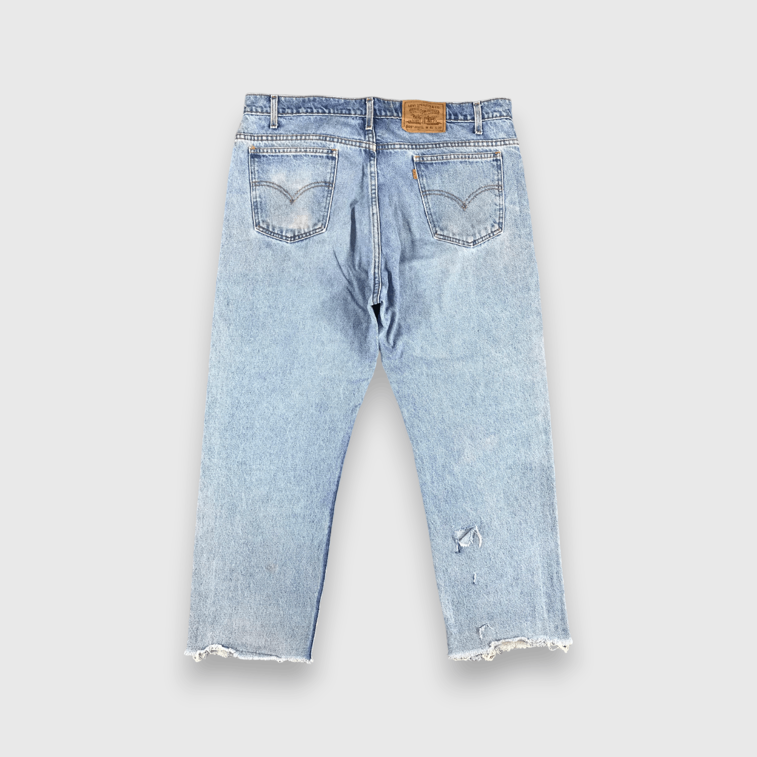 Levi's 90s Vintage Blue Wash Levis 505 Jeans-J1540 Size US 39 - 2 Thumbnail