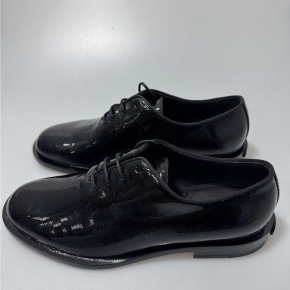 Fendi Fendi FF Vernice Chain Link Lace-Up Oxfords Black Men’s Size Size US 7 / EU 40 - 3 Thumbnail