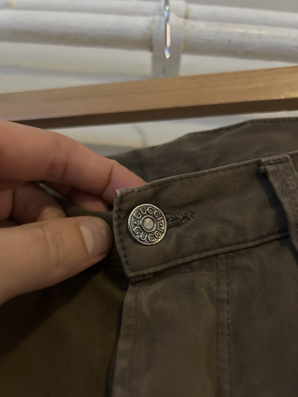 Gucci Gucci Olive-Brown Skinny Cotton Jeans Size US 30 / EU 46 - 6 Thumbnail