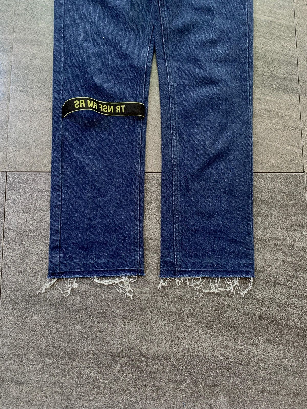 Raf Simons FREE TAX! SS 2019 Slim Tape Denim Jeans Size US 28 / EU 44 - 3 Thumbnail