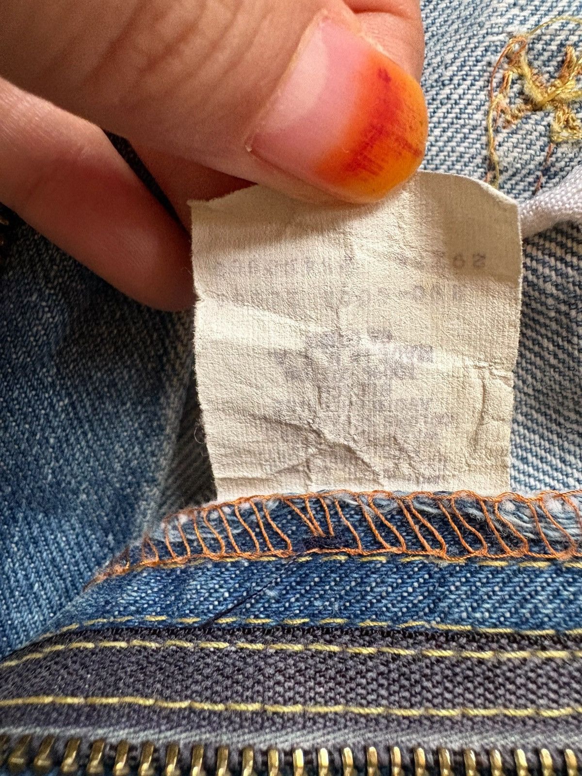 Lee Vintage Lee Talon Zipper Mud Wash Distressed Rip Loose Jean Size US 28 / EU 44 - 10 Thumbnail