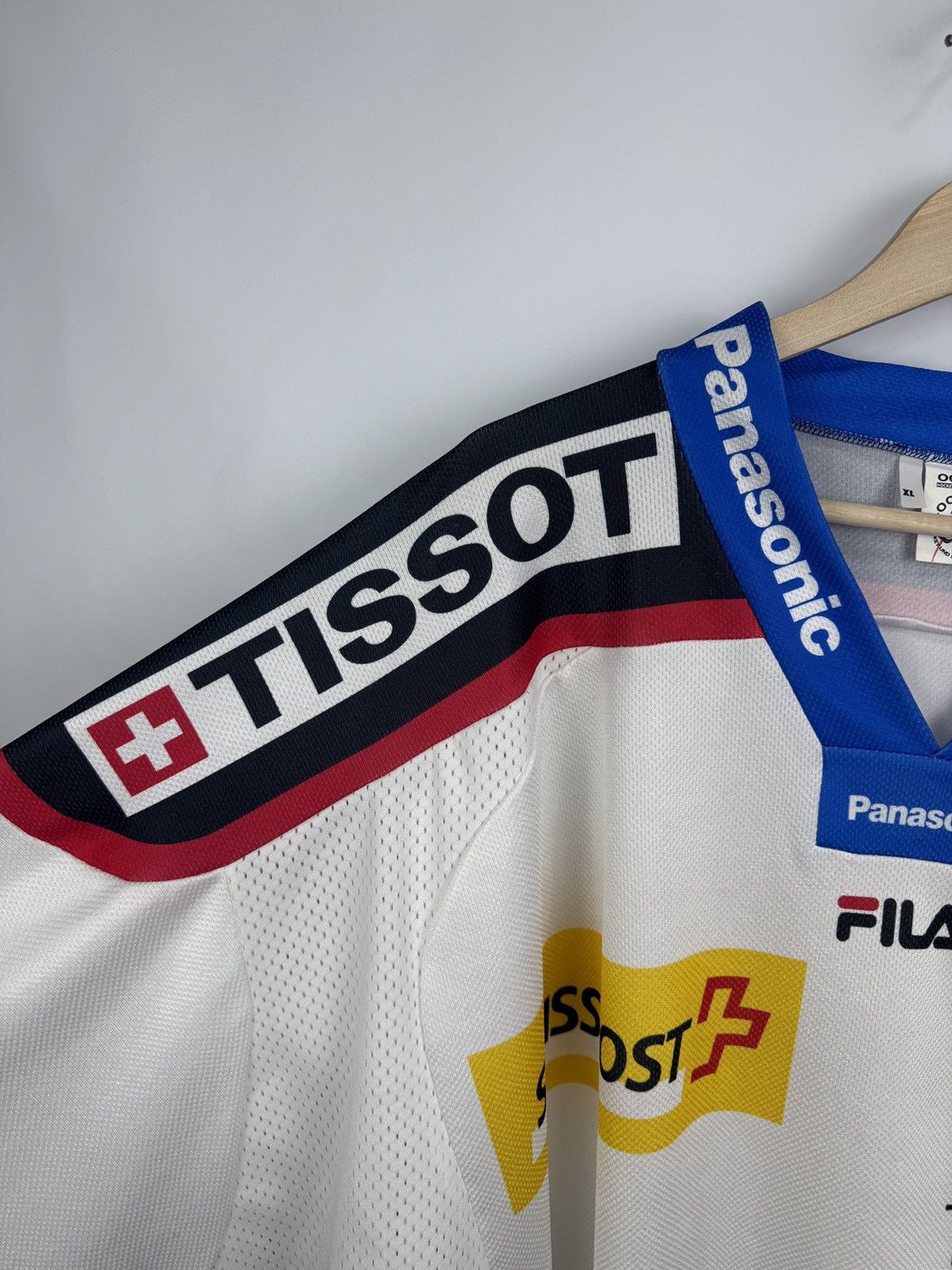 Fila 🇨🇭Vintage 2003 Fila Swiss Stars Hockey Jersey Tissot Skoda Size US XL / EU 56 / 4 - 5 Thumbnail