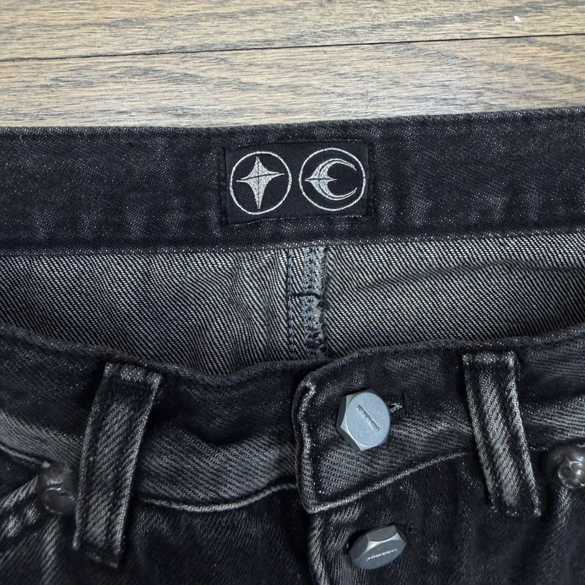 Thug Club Thug Club Vintage Stitched Camo Denim Pants Black Size US 28 / EU 44 - 9 Thumbnail
