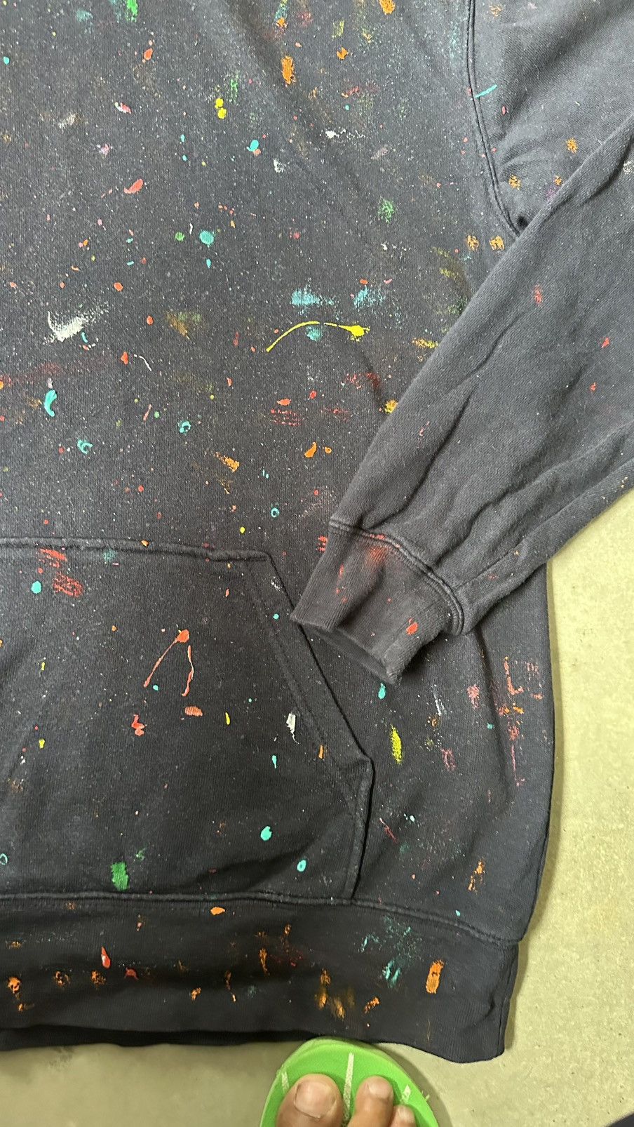 Vintage VINTAGE PAINT SPLASH HOODIE Size US XL / EU 56 / 4 - 3 Thumbnail