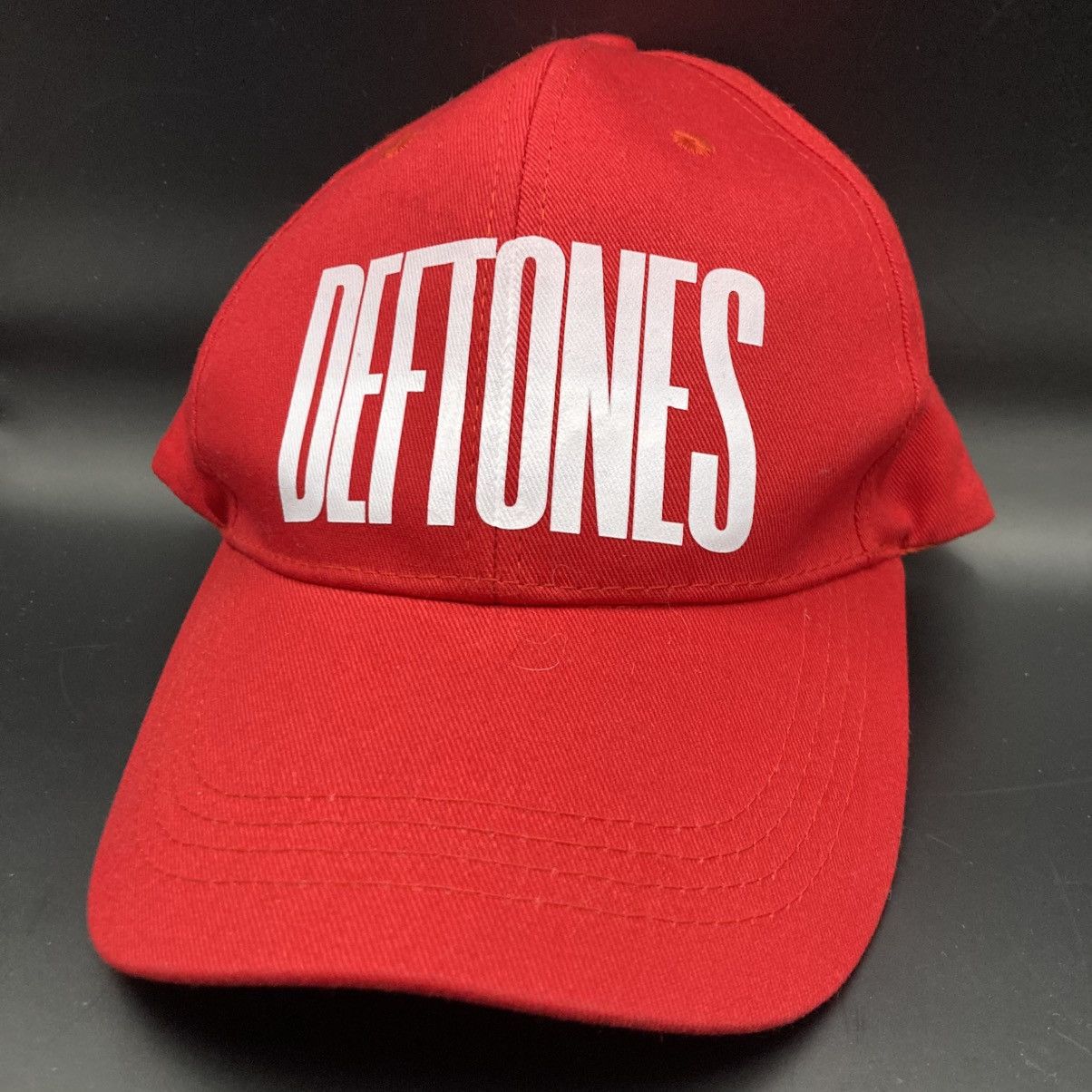 Designer Deftones Red Music Rock Band Logo Adjustable Hat Cap Size ONE SIZE - 5 Thumbnail