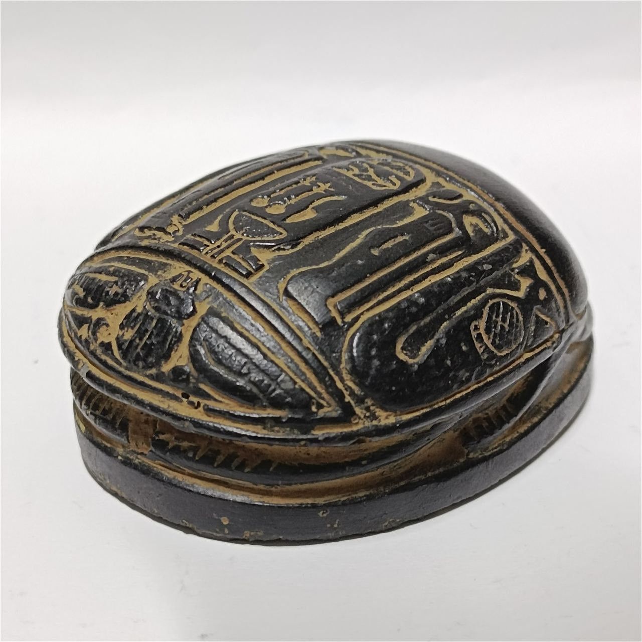 Other Ancient-style Egyptian scarab with engraved hieroglyphs Size ONE SIZE - 9 Thumbnail