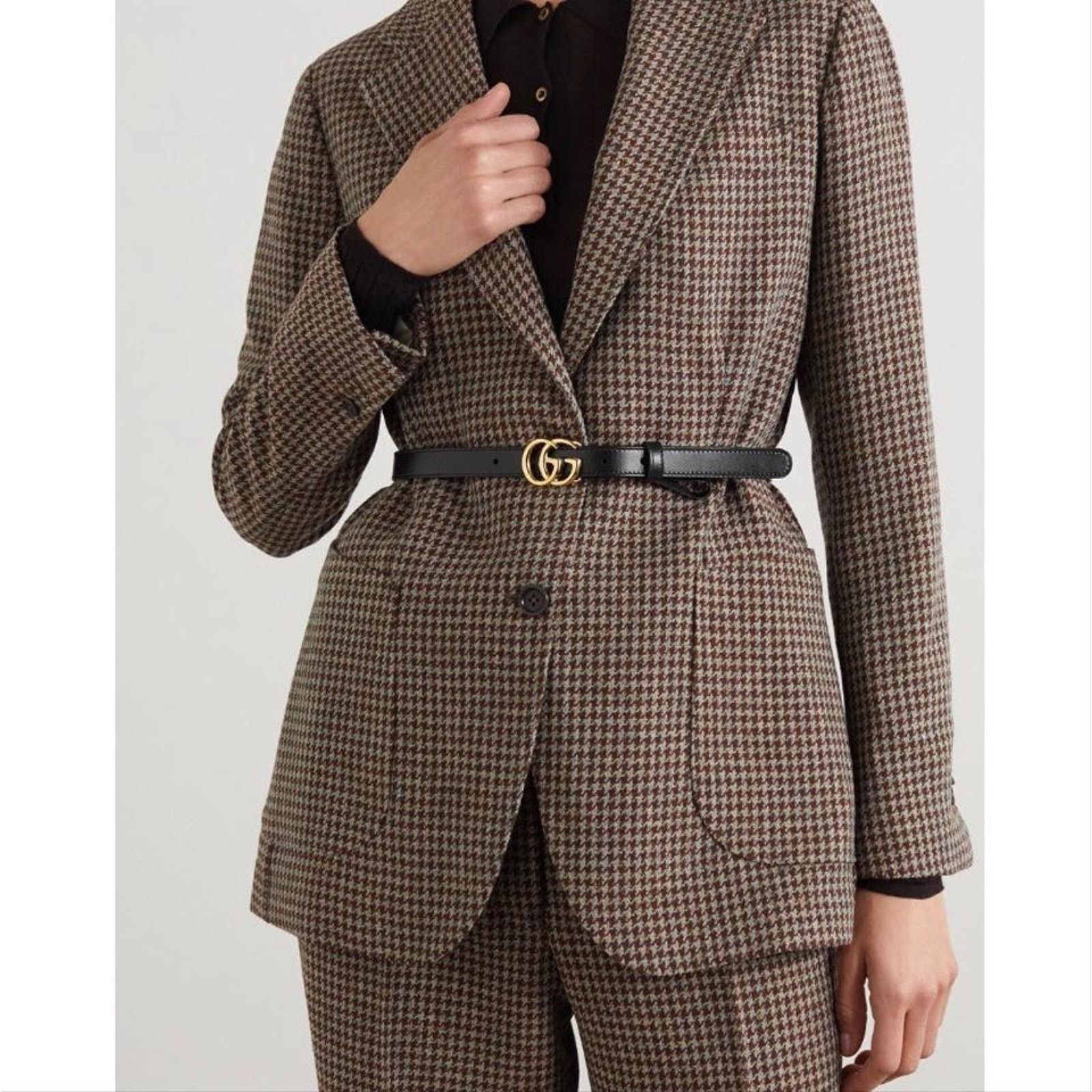 Gucci GG logo thin belt size 80 Size ONE SIZE - 2 Thumbnail
