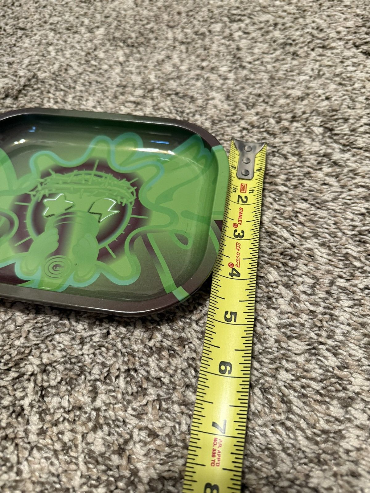 Glo Gang Glo Gang Sun Metal Rolling Tray Green Size ONE SIZE - 3 Thumbnail