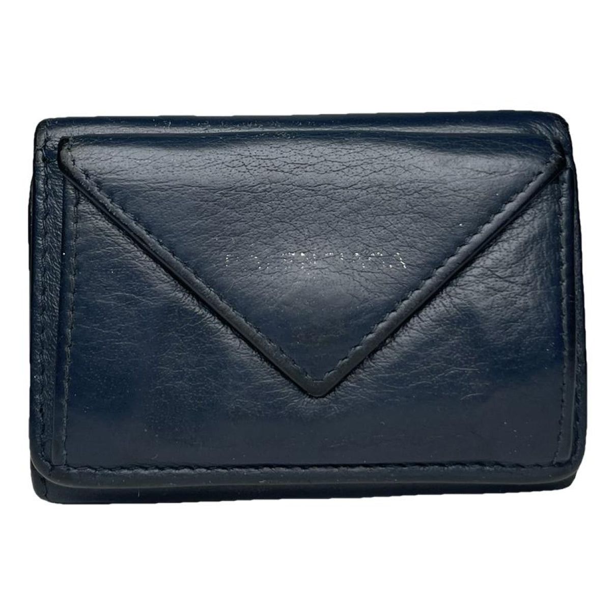 Balenciaga Navy Leather Purse Size ONE SIZE - 1 Thumbnail