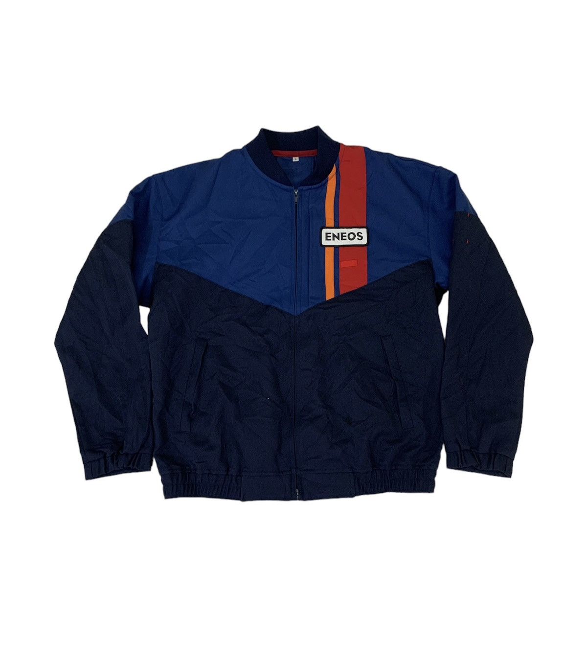 image of Vintage Eneos Japan Workwear Jacket in Blue, Men's (Size Medium)