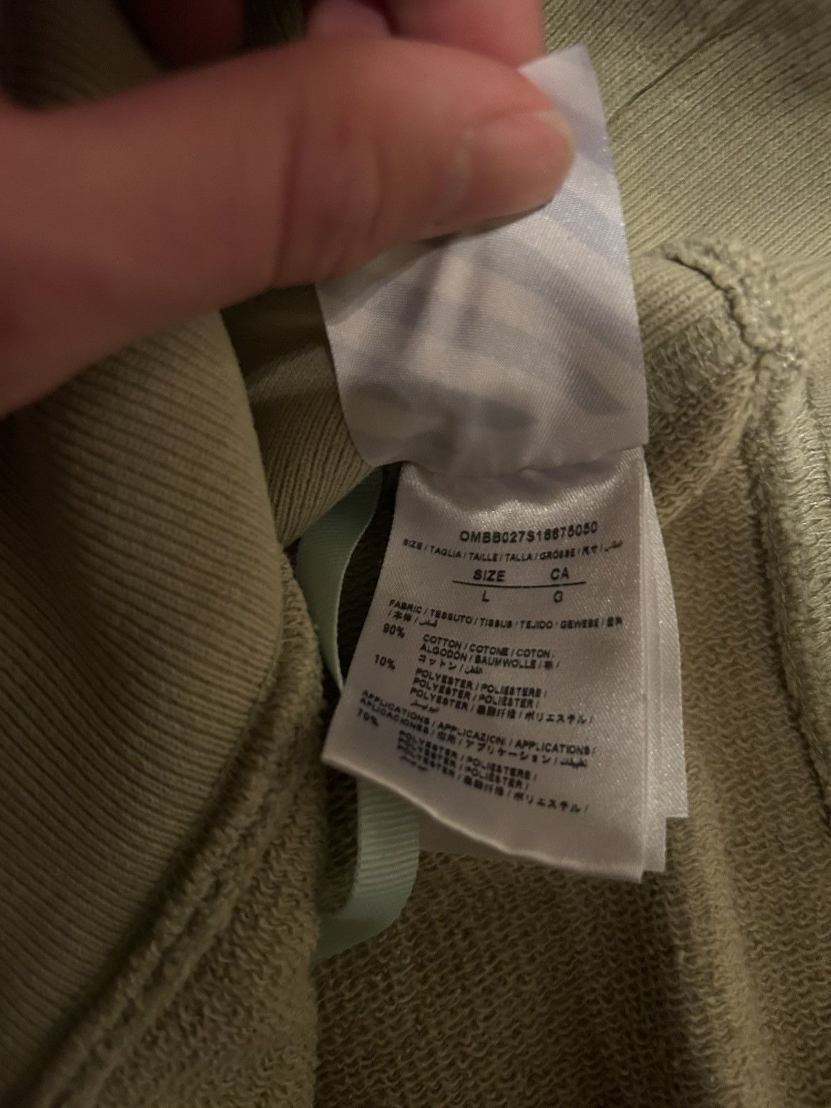 Champion × Off-White × Virgil Abloh Virgil Abloh’s Off-White x Champion hoodie | M/L 🔥🔥 Size US L / EU 52-54 / 3 - 11 Thumbnail