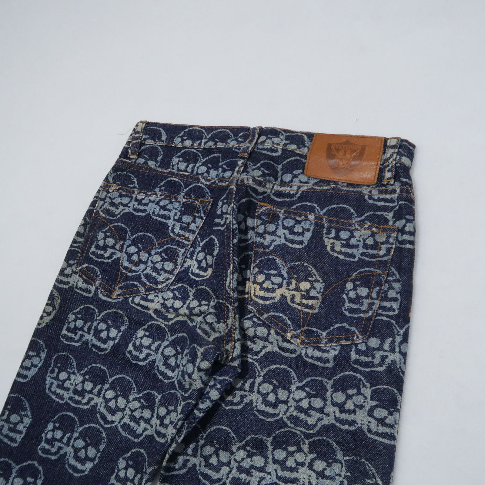 Hysteric Glamour 1999 Iconic Hysteric Glamour Psychedelic Skull Pile Denim Size US 28 / EU 44 - 3 Thumbnail