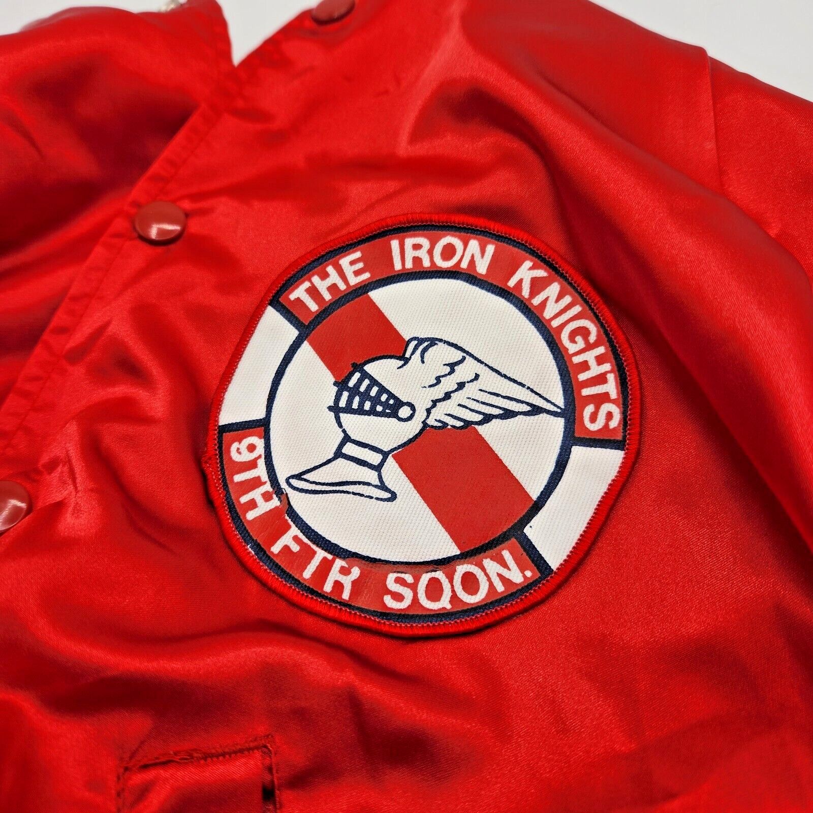 Vintage Vintage WWII 49th Fighter Jacket Stealth P40 Iron Knights Size US M / EU 48-50 / 2 - 2 Thumbnail