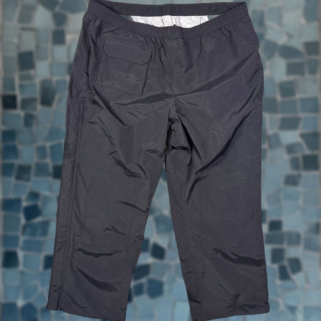Duluth Trading Company Duluth Trading Pants Mens 3XL x32 No Rainer Waterproof 26717 Trouser Cargo Navy Black Nylon Zipper Pockets” Size US 39 - 1 Thumbnail