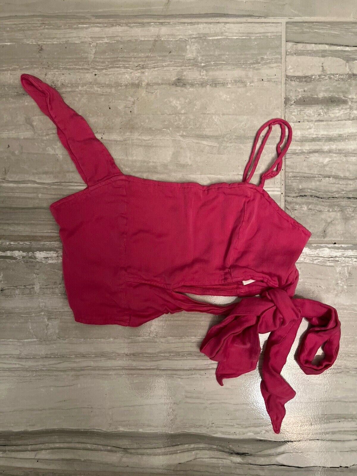Free People Free People Mila Tie Crop Top Size S / US 4 / IT 40 - 2 Thumbnail