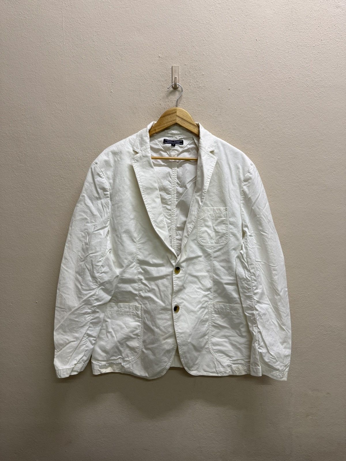 Tommy Hilfiger Tommy Hilfiger Open Colar Blazer Jacket Cotton Size US M / EU 48-50 / 2 - 24 Thumbnail